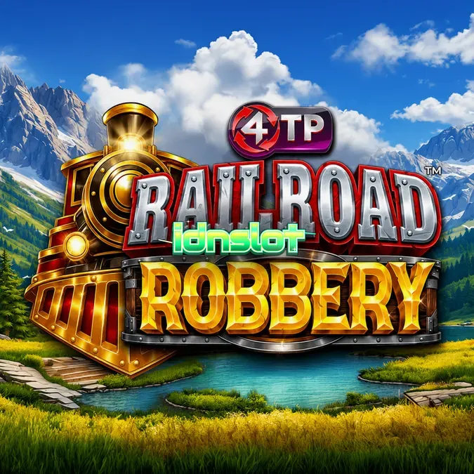 Tampilan visual slot Railroad Robbery dengan tema perampokan kereta api